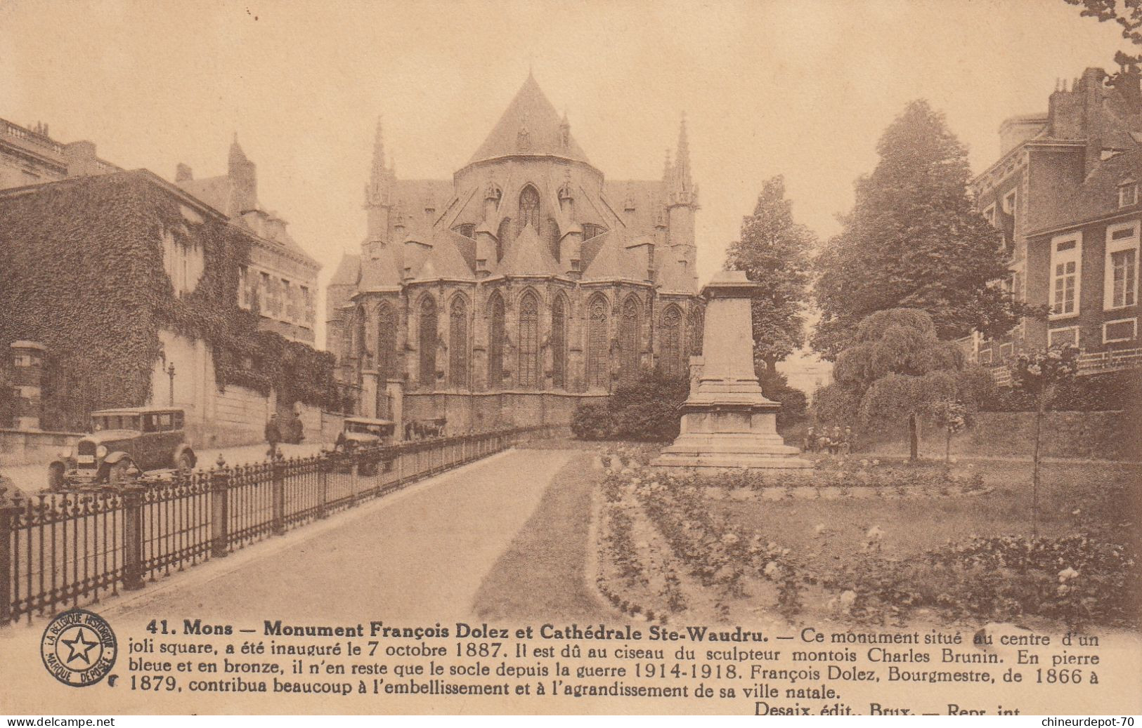 MONS    LA COLLEGIALE   SAINTE WAUDRU - Mons