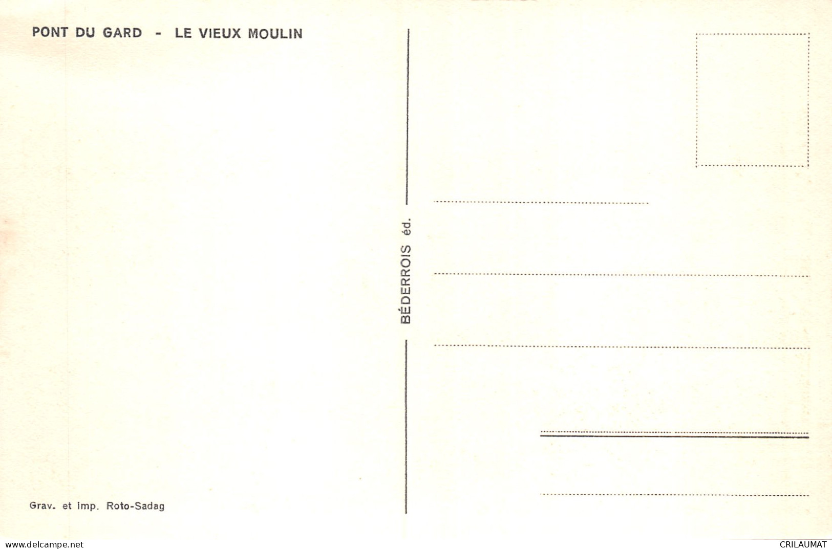 30-PONT DU GARD-N°5140-C/0107 - Autres & Non Classés