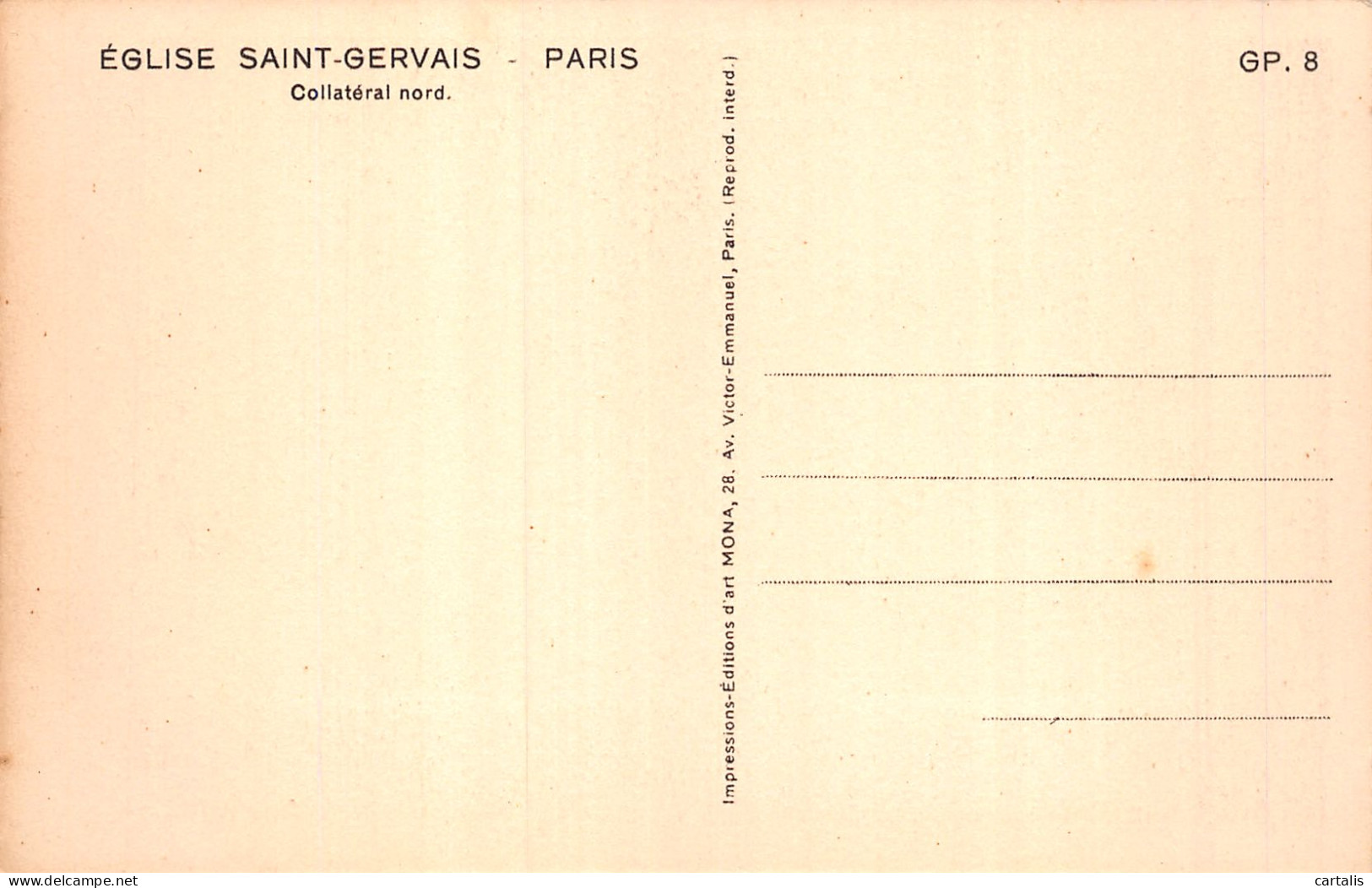 75-PARIS EGLISE SAINT GERVAIS-N°4193-G/0295 - Eglises