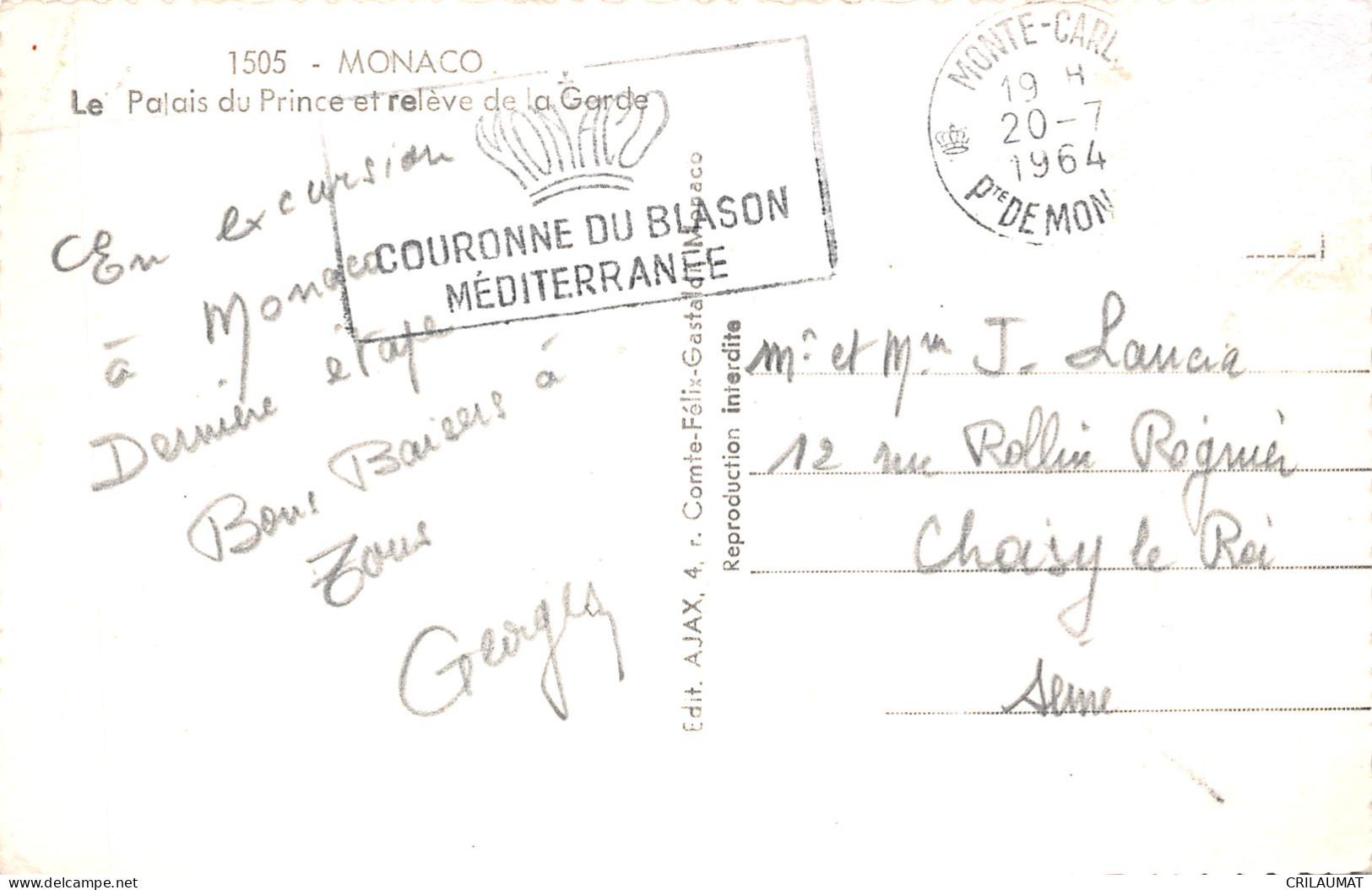 98-MONACO-N°5141-F/0269 - Autres & Non Classés