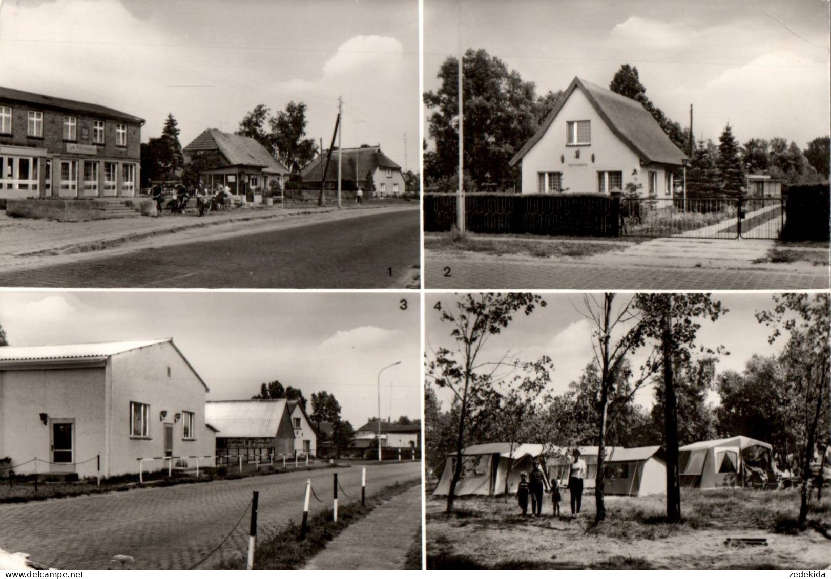 H2308 - Pruchten - FDGB Heim Zum Fährmann Betriefsferienheim Sporthalle Zeltplatz - Bild Und Heimat Reichenbach - Barth