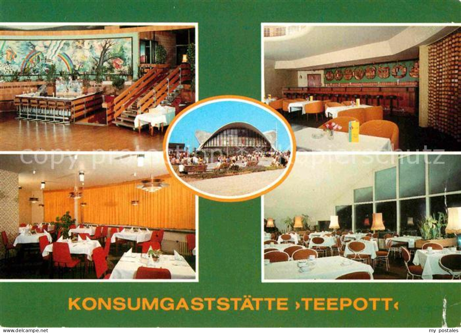 72727204 Warnemuende Ostseebad Konsumgaststaette Teepott Bar Restaurant Cafe War - Rostock