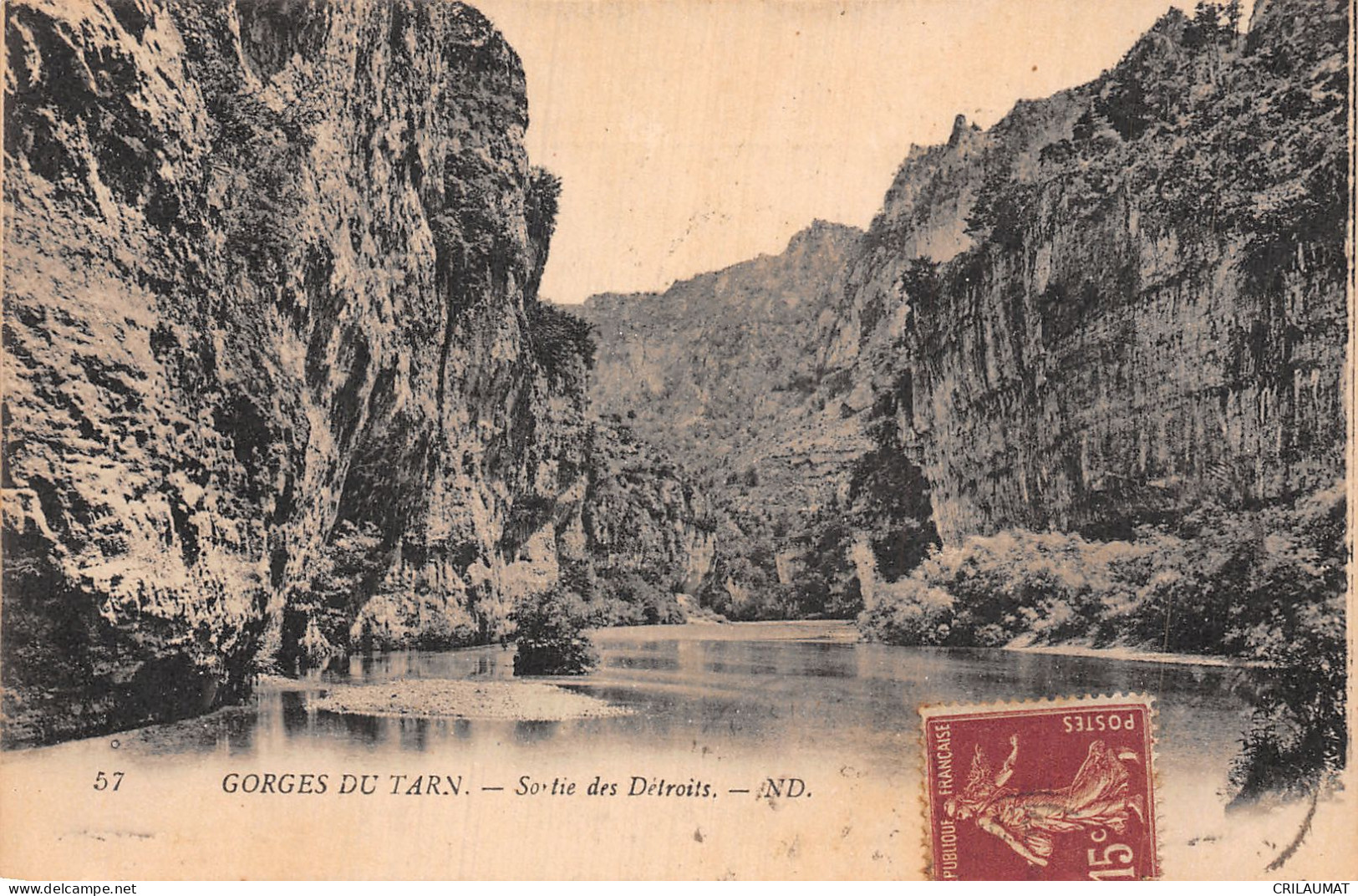 48-GORGES DU TARN-N°5143-A/0171 - Gorges Du Tarn