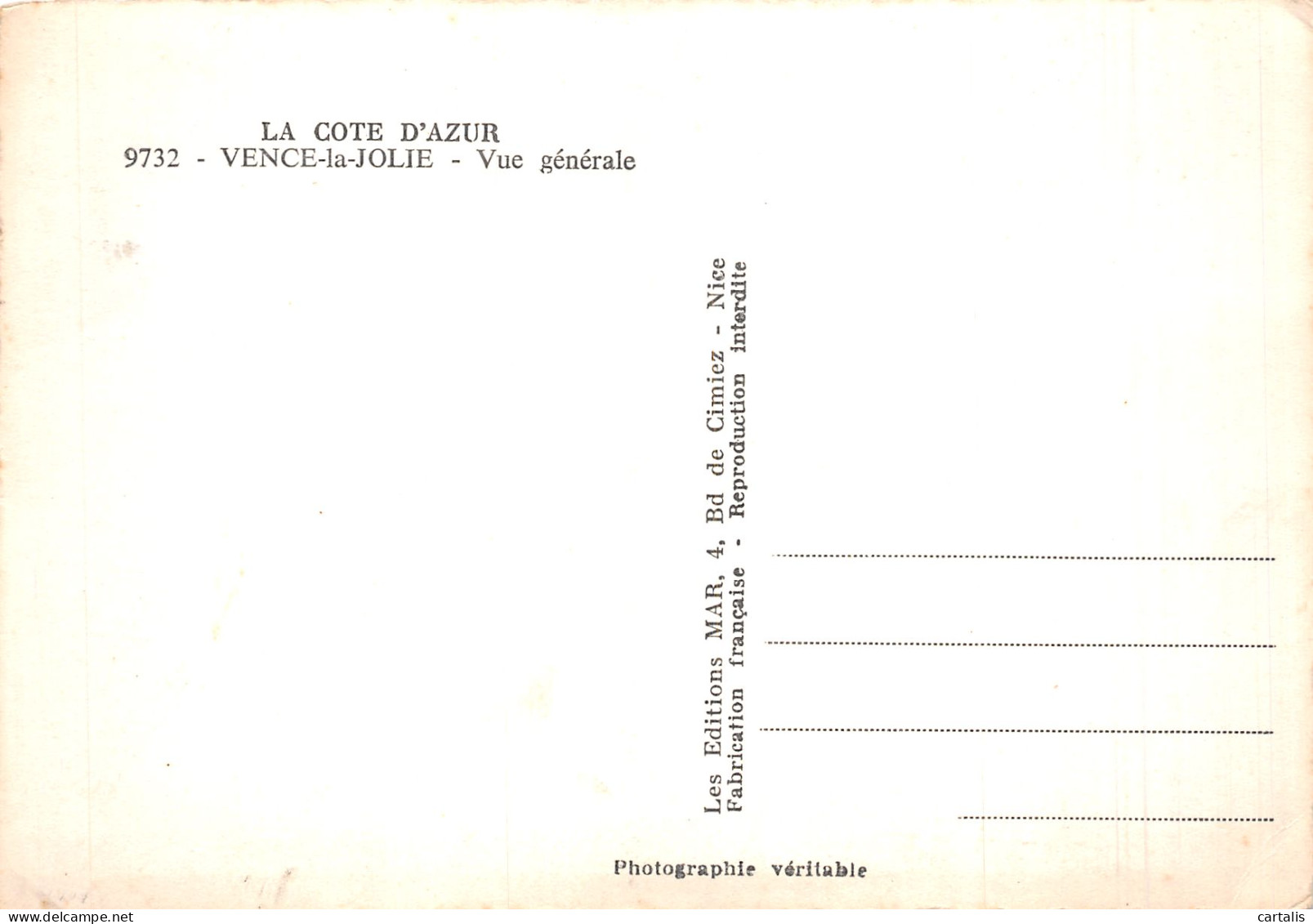 06-VENCE LA JOLIE-N°4196-D/0263 - Vence