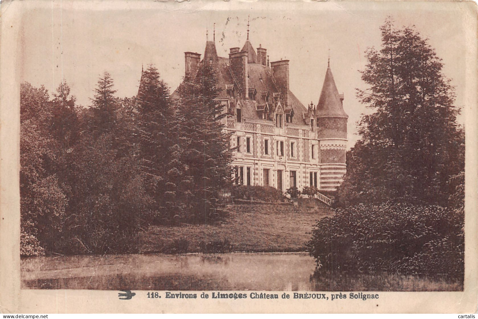 87-SOLIGNAC CHATEAU DE BREJOUX-N°4199-E/0001 - Sonstige & Ohne Zuordnung