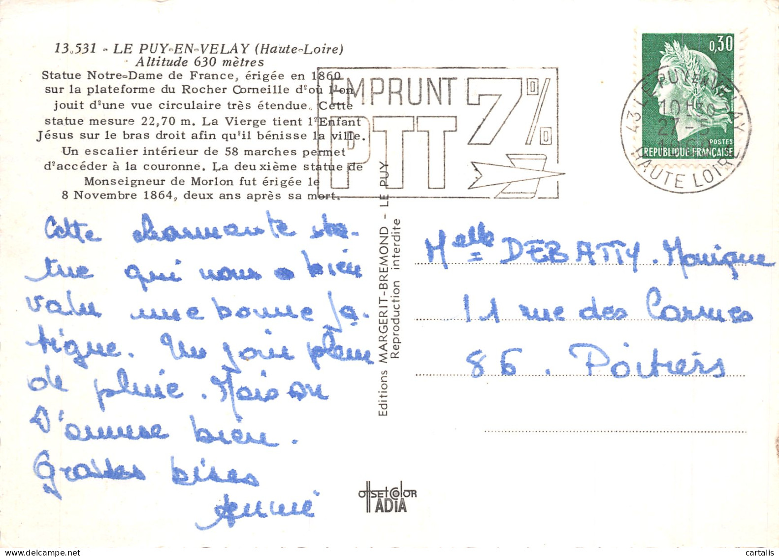 43-LE PUY EN VELAY-N°4201-C/0279 - Le Puy En Velay