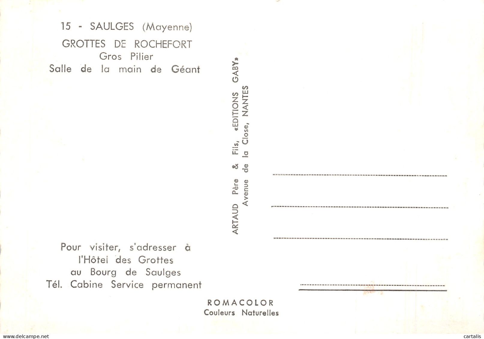 53-SAULGES-N°4202-D/0315 - Altri & Non Classificati