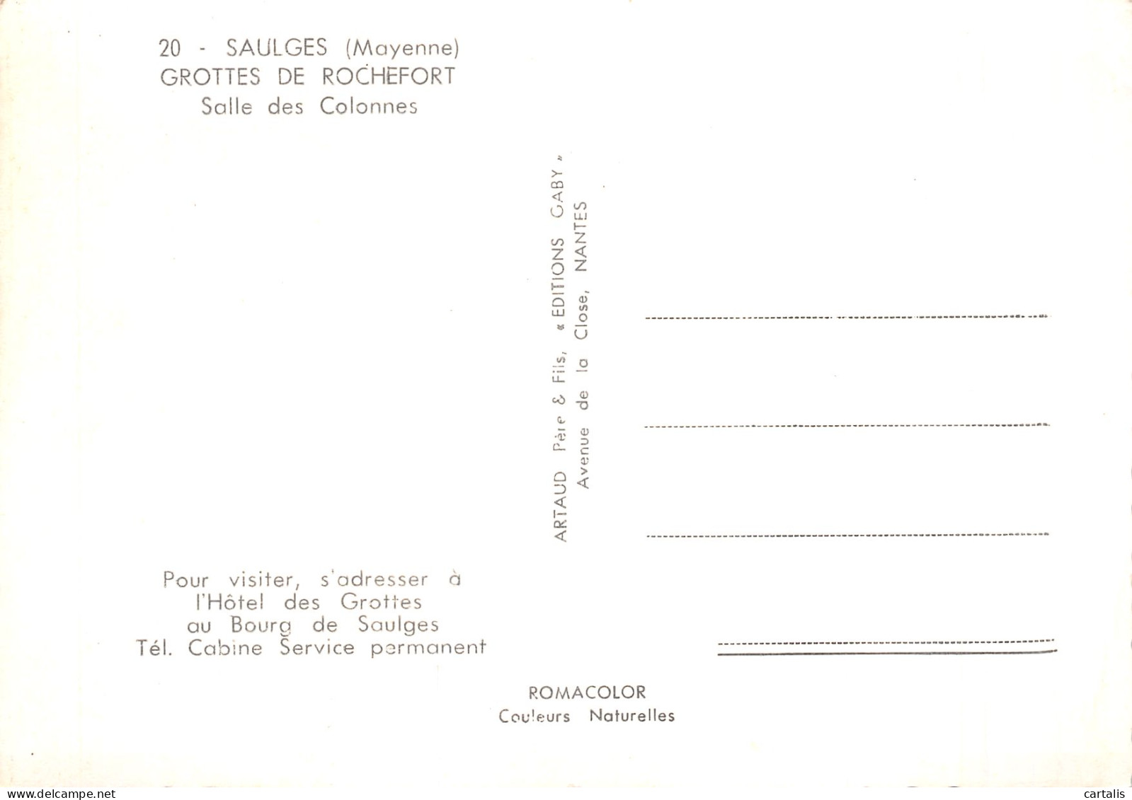 53-SAULGES-N°4202-D/0313 - Andere & Zonder Classificatie