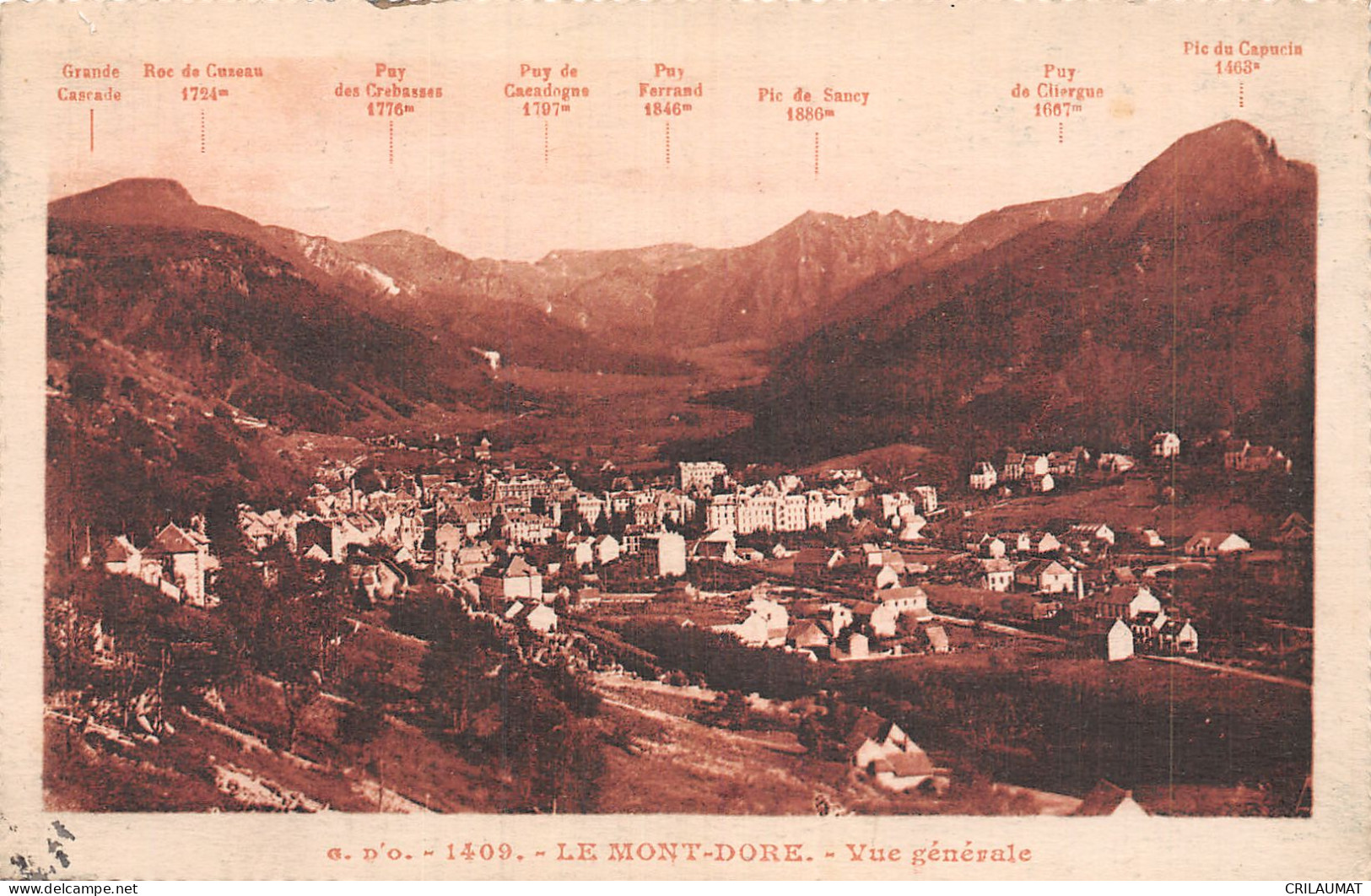 63-LE MONT DORE-N°5147-G/0383 - Le Mont Dore