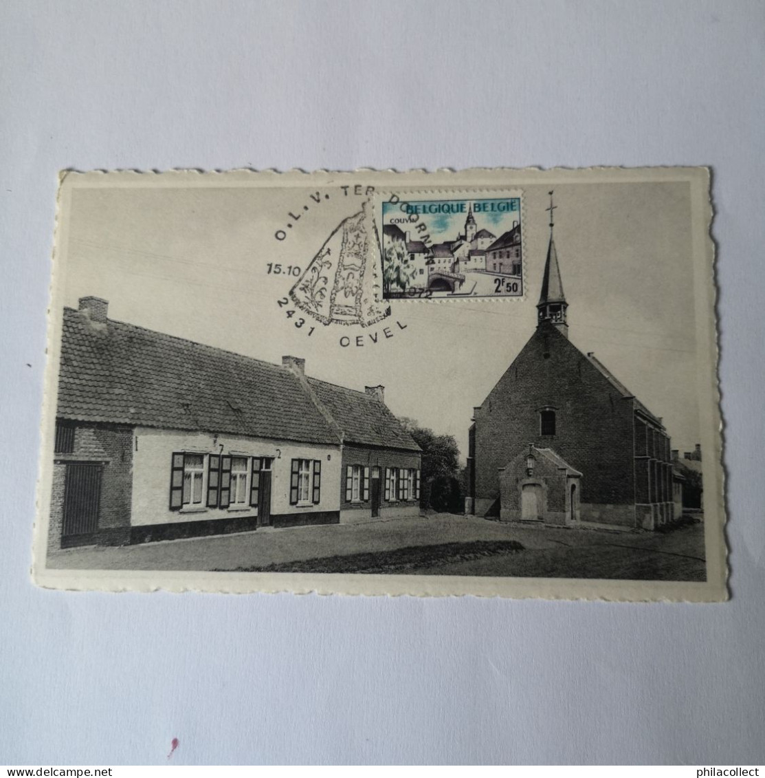 Oevel (Westerlo) Kapel O. L. V. Met Speciaal Stempel 1972? - Westerlo