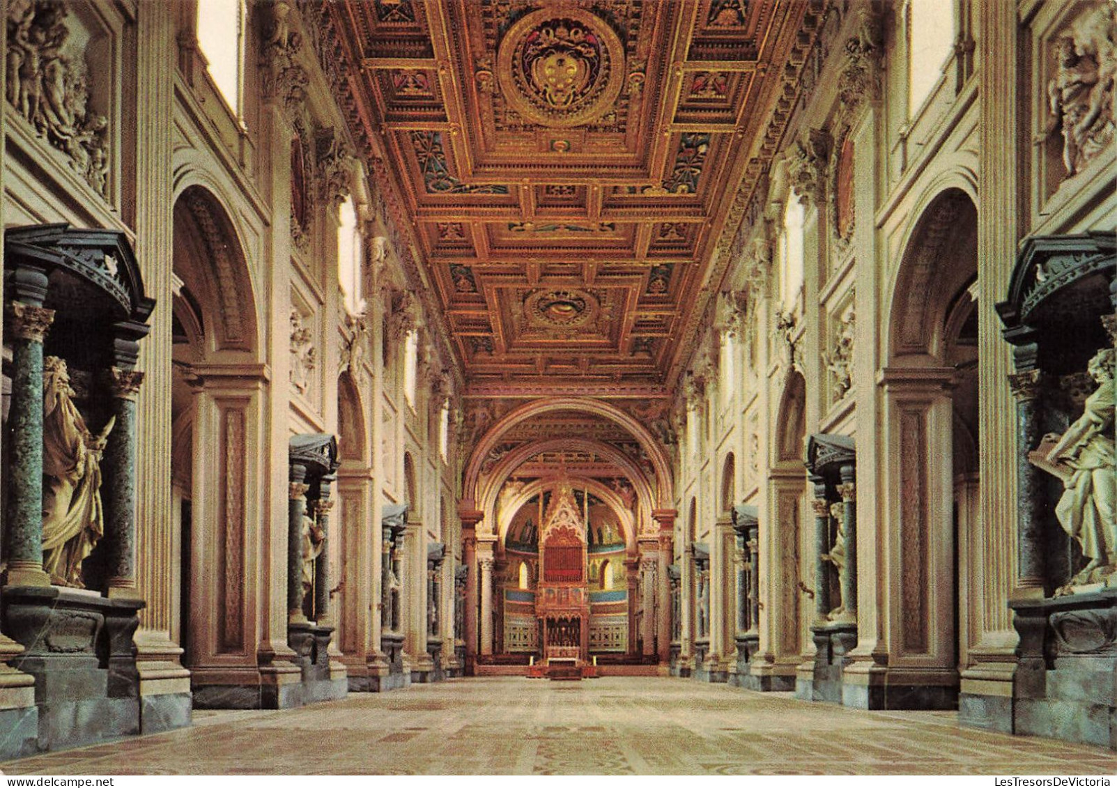 ITALIE - Roma - Basilica S. Giovanni In Laterano - Navata Centrale - Carte Postale - Other Monuments & Buildings