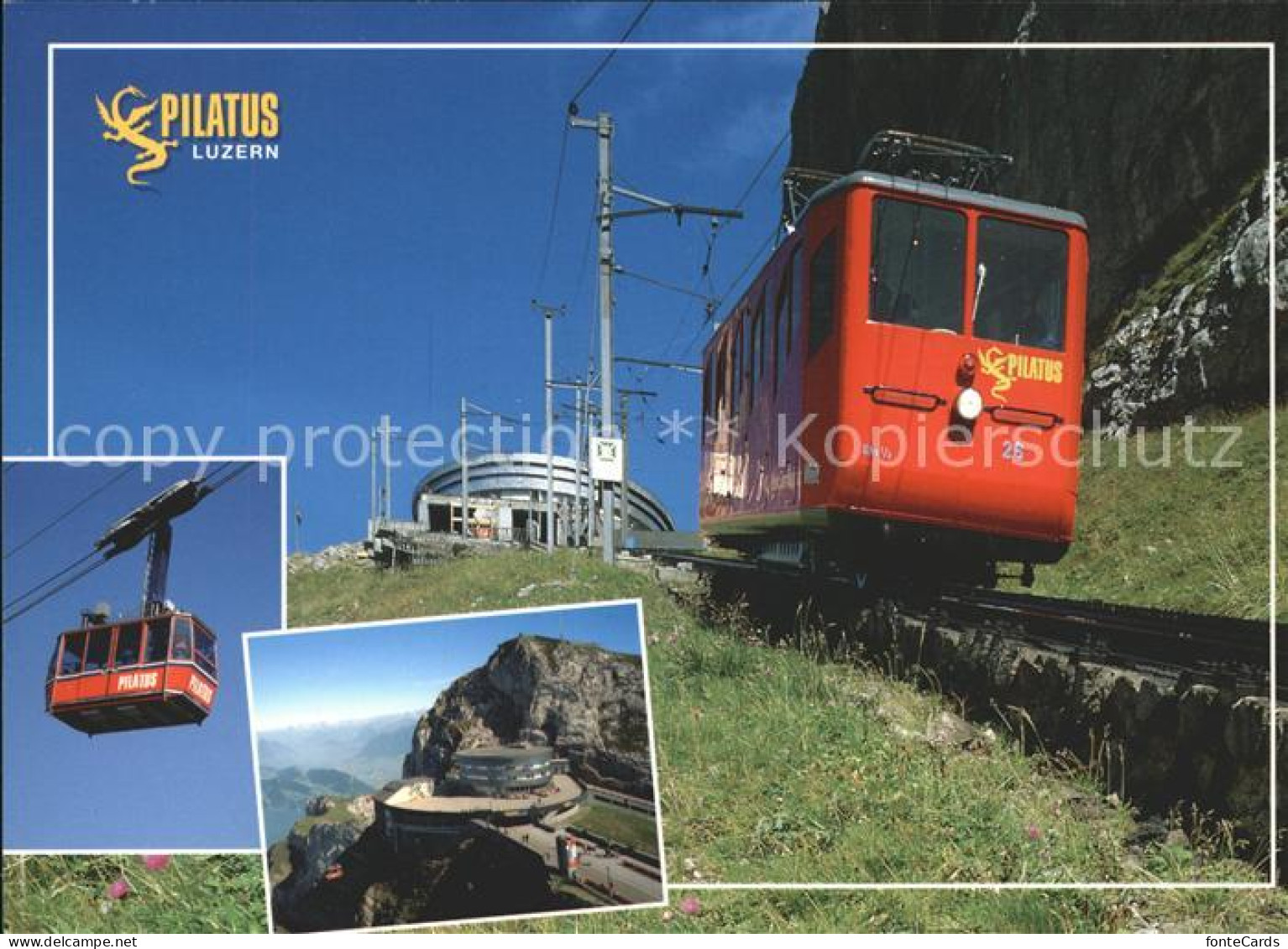 11914877 Pilatus Steilste Zahnradbahn Der Welt Und Seilbahn Pilatus - Autres & Non Classés