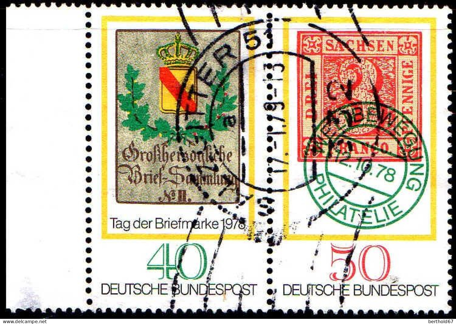 RFA Poste Obl Yv:P 827 Mi:981P Tag Der Briefmarke (Beau Cachet Rond) (Thème) - Journée Du Timbre