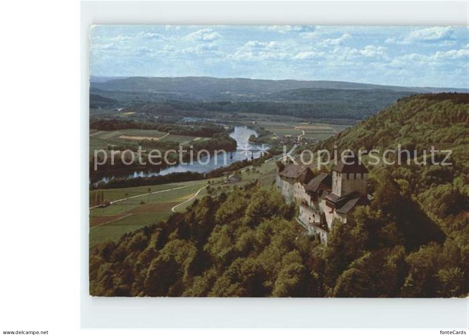 11908077 Stein Rhein Fliegeraufnahme Burg Hohenklingen Stein Am Rhein - Other & Unclassified