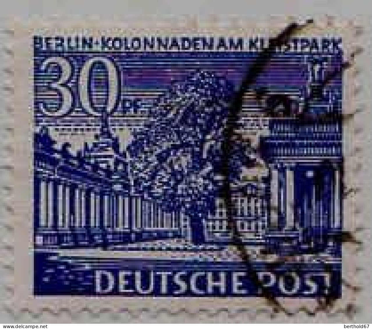 Berlin Poste Obl Yv: 37 Mi:51 Berlin-Kolonnaden Am Kleistpark (cachet Rond) - Gebruikt
