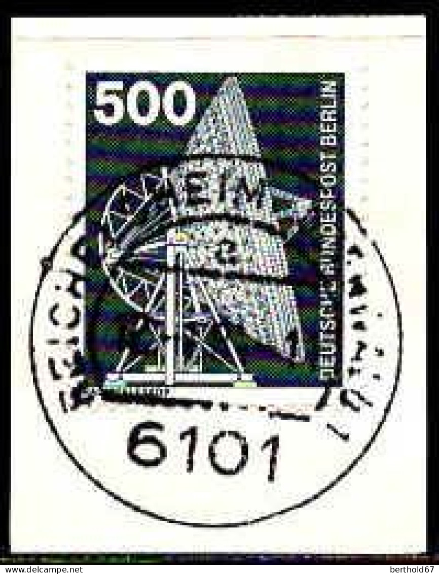 Berlin Poste Obl Yv:471 Mi:507 Radioteleskop (Beau Cachet Rond) Sur Fragment - Used Stamps