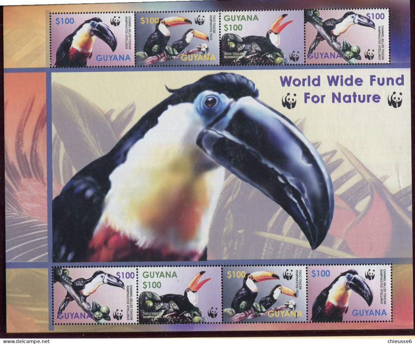 Guyane ** N° F5683 En Feuillet - Oiseaux - Guyane (1966-...)