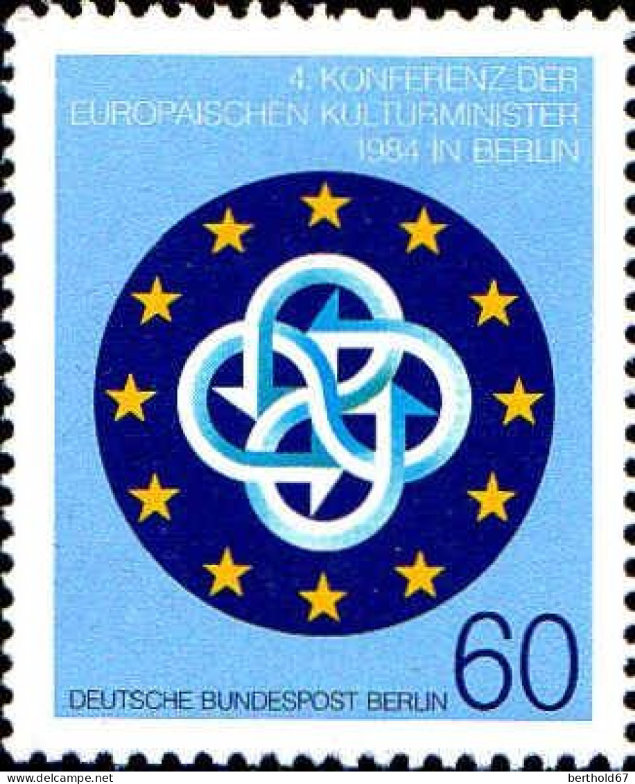 Berlin Poste N** Yv:682 Mi:721 4.Konferenz Der Europäischen Kulturminister (Thème) - EU-Organe