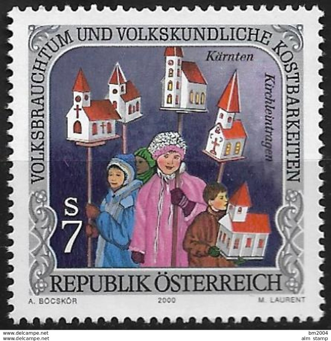 2000 Austria Mi. 2302 **MNH    Volksbrauchtum Und Volkskundliche Kostbarkeiten - Neufs