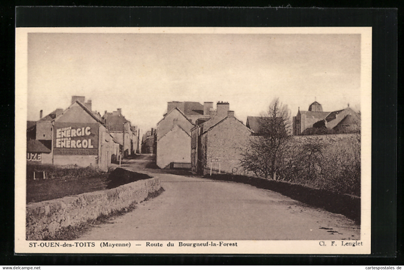 CPA St-Ouen-des-Toits, Route Du Bourgneuf-la-Forest  - Altri & Non Classificati