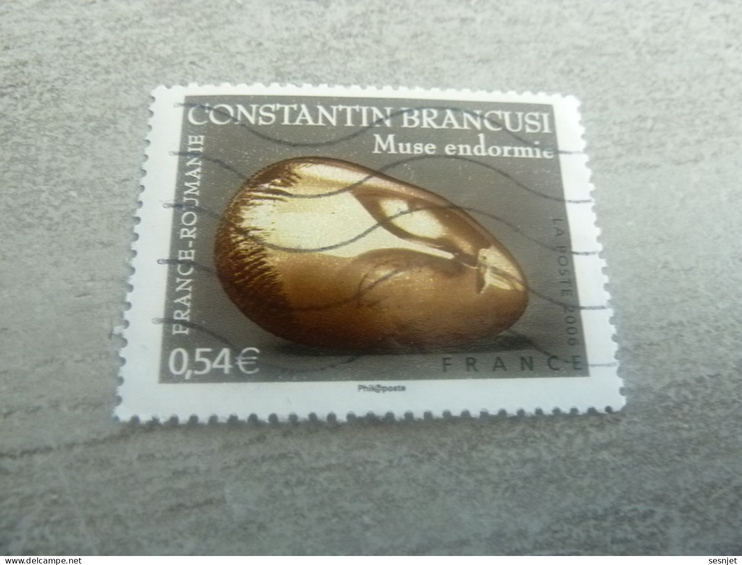 Constantin Brancusi (1876-1957) Muse Endormie - 0.54 € - Yt 3963 - Multicolore - Oblitéré - Année 2006 - - Skulpturen