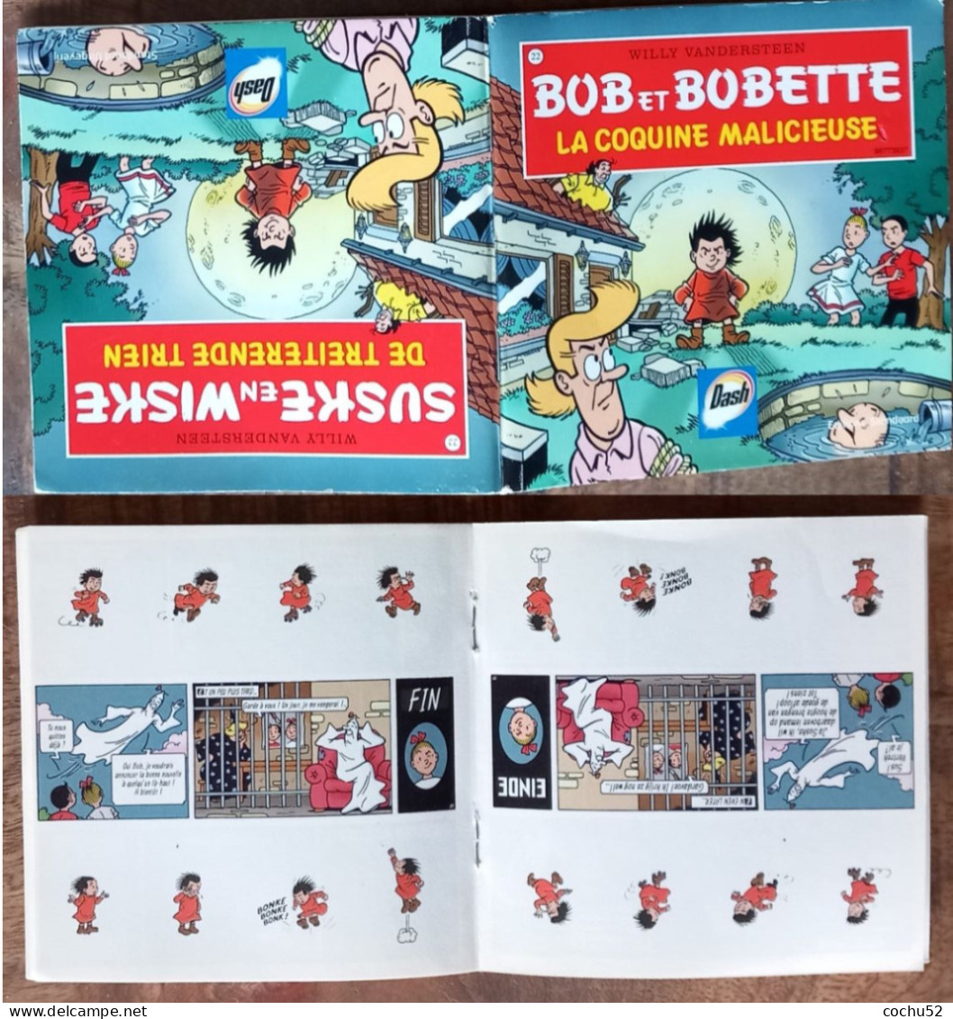 Mini Bande Dessinée, 10  Cm X 10 Cm---Bob Et Bobette/Suske En Wiske, Willy Vandersteen---Dash - Other & Unclassified