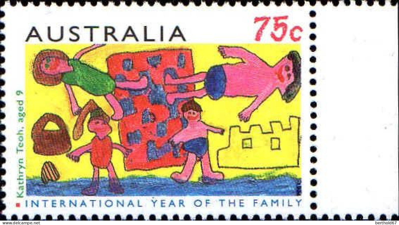 Australie Poste N** Yv:1359/1361 Année Internationale De La Famille Bord De Feuille - Mint Stamps