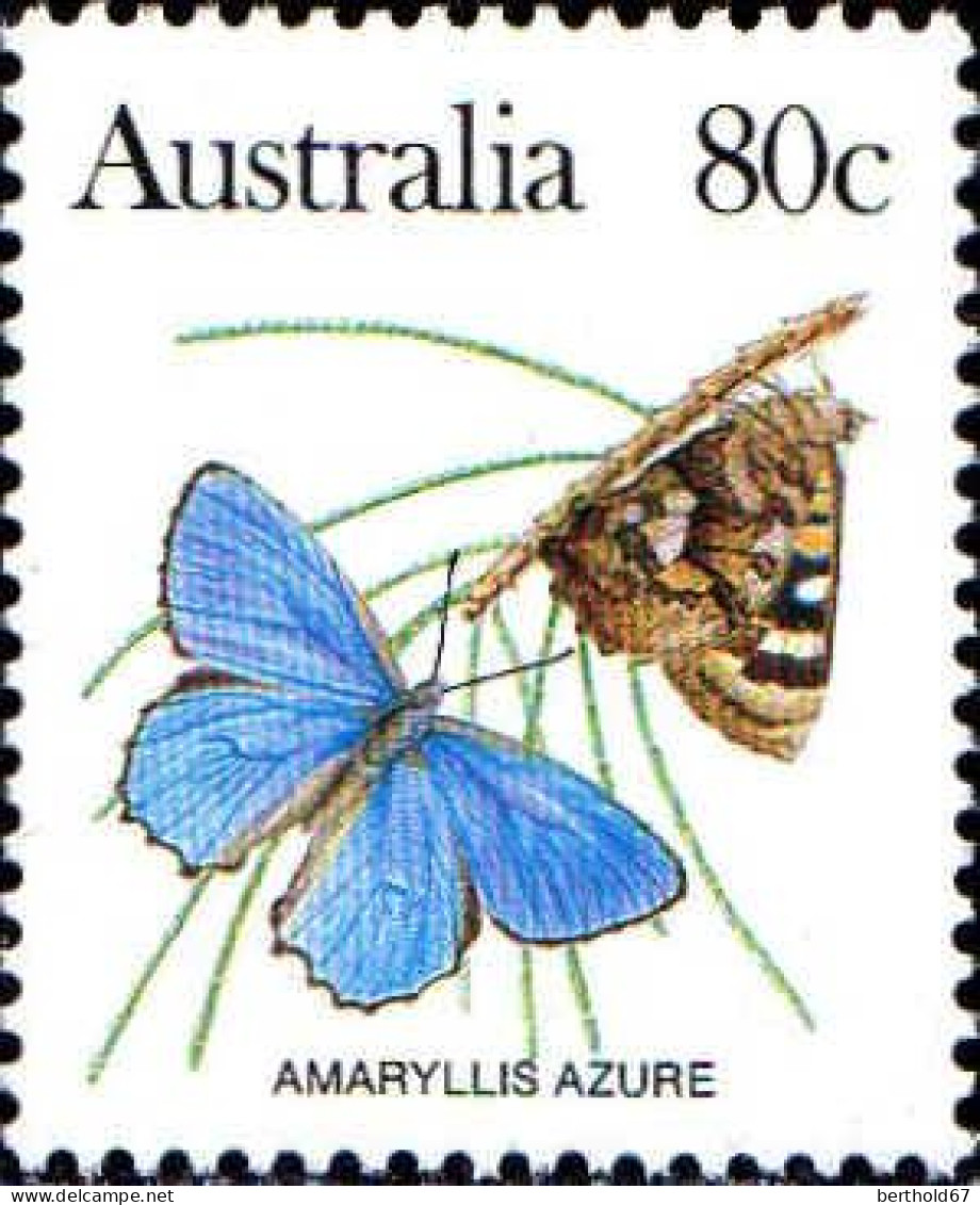 Australie Poste N** Yv: 825/834 Faune & Flore 5.Serie Papillons
