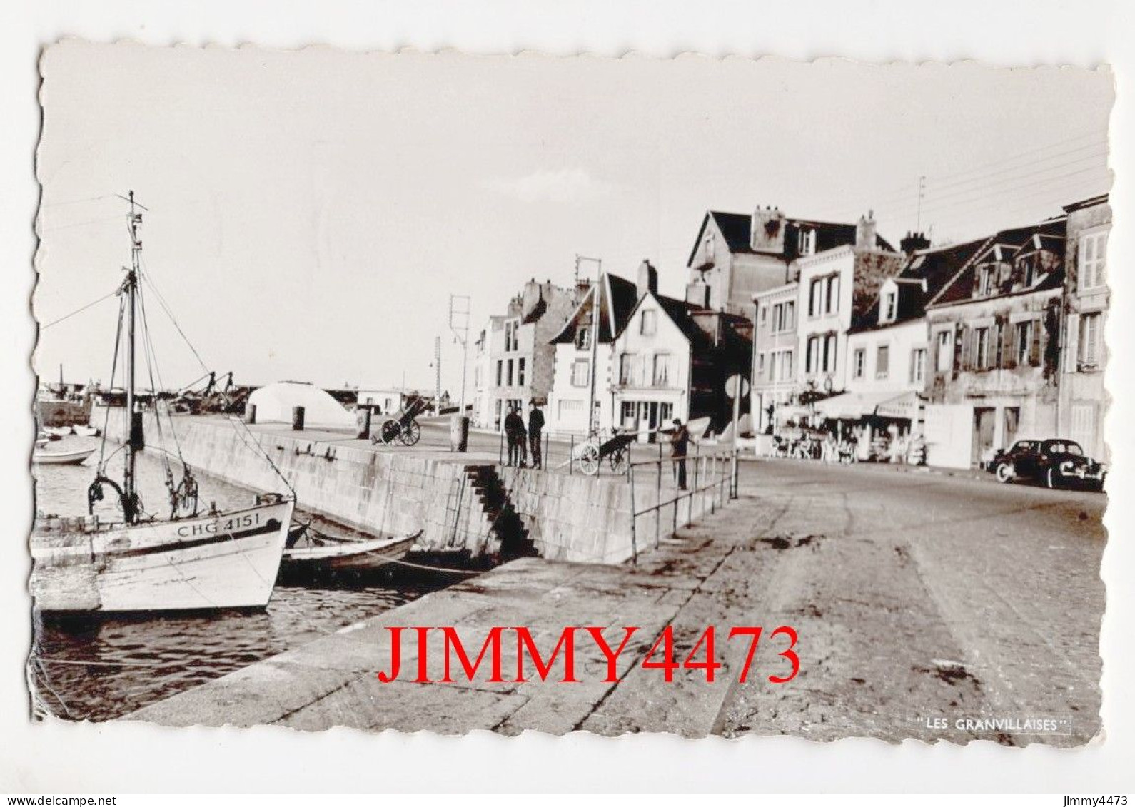 CPSM - GRANVILLE En 1961 (Manche) Le Port De Pêche ( Quai Bien Animé ) Edit. LES GRANVILLA - Granville