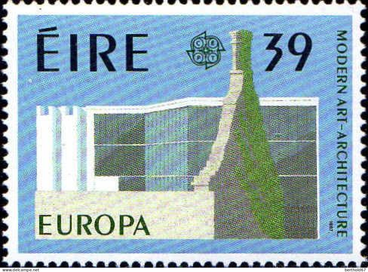 Irlande Poste N** Yv: 626/627 Europa Cept Architecture Moderne - Nuovi