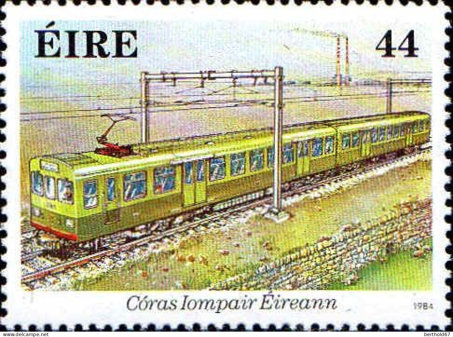 Irlande Poste N** Yv: 531/534 150.Anniversaire Du Chemin De Fer Irlandais - Treinen