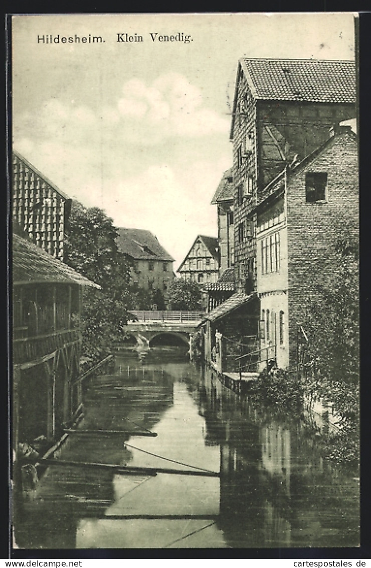 AK Hildesheim, Klein Venedig, Ortspartie  - Hildesheim