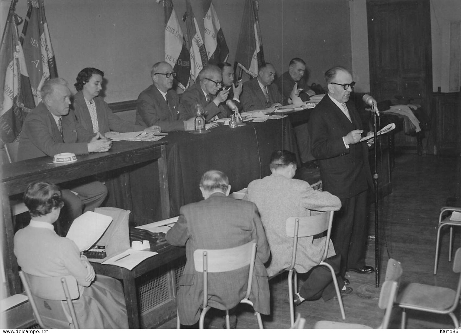 Congrès National 1956 Anciens Combattants Guerre , Siège 17 Rue St Dominique * 20 Photos Photographe Delhay à Stains - Arrondissement: 07