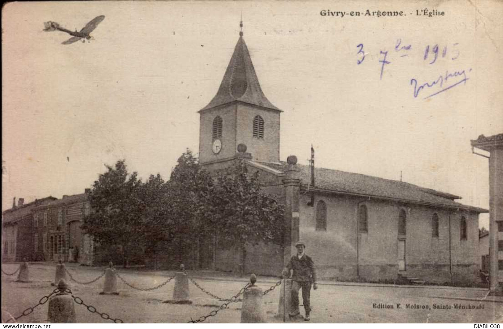 GIVRY-EN-ARGONNE      ( MARNE )  L ' EGLISE - Givry En Argonne