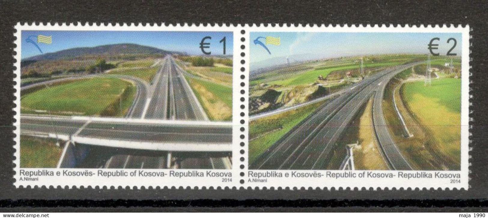 KOSOVO - MNH SET - HIGHWAY "IBRAHIM RUGOVA" - 2014. - Kosovo