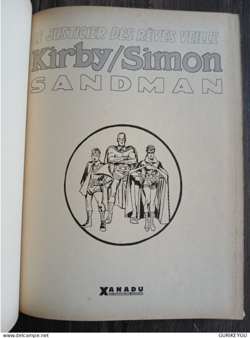 Album SANDMAN LE JUSTICIER DES RÊVES VEILLE  EO 1984 XANADU EDITION D'ORIGINE KIRBY/simon Adventure Comics DC 120 Pages - Other & Unclassified