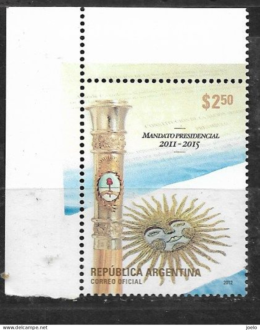 ARGENTINA 2012 PRESIDENTAL TRANSMISSION FLAG - Unused Stamps
