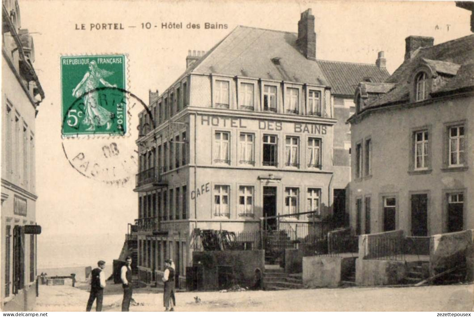 38583-ZE-62-LE PORTEL-Hôtel Des Bains-----------animée - Le Portel