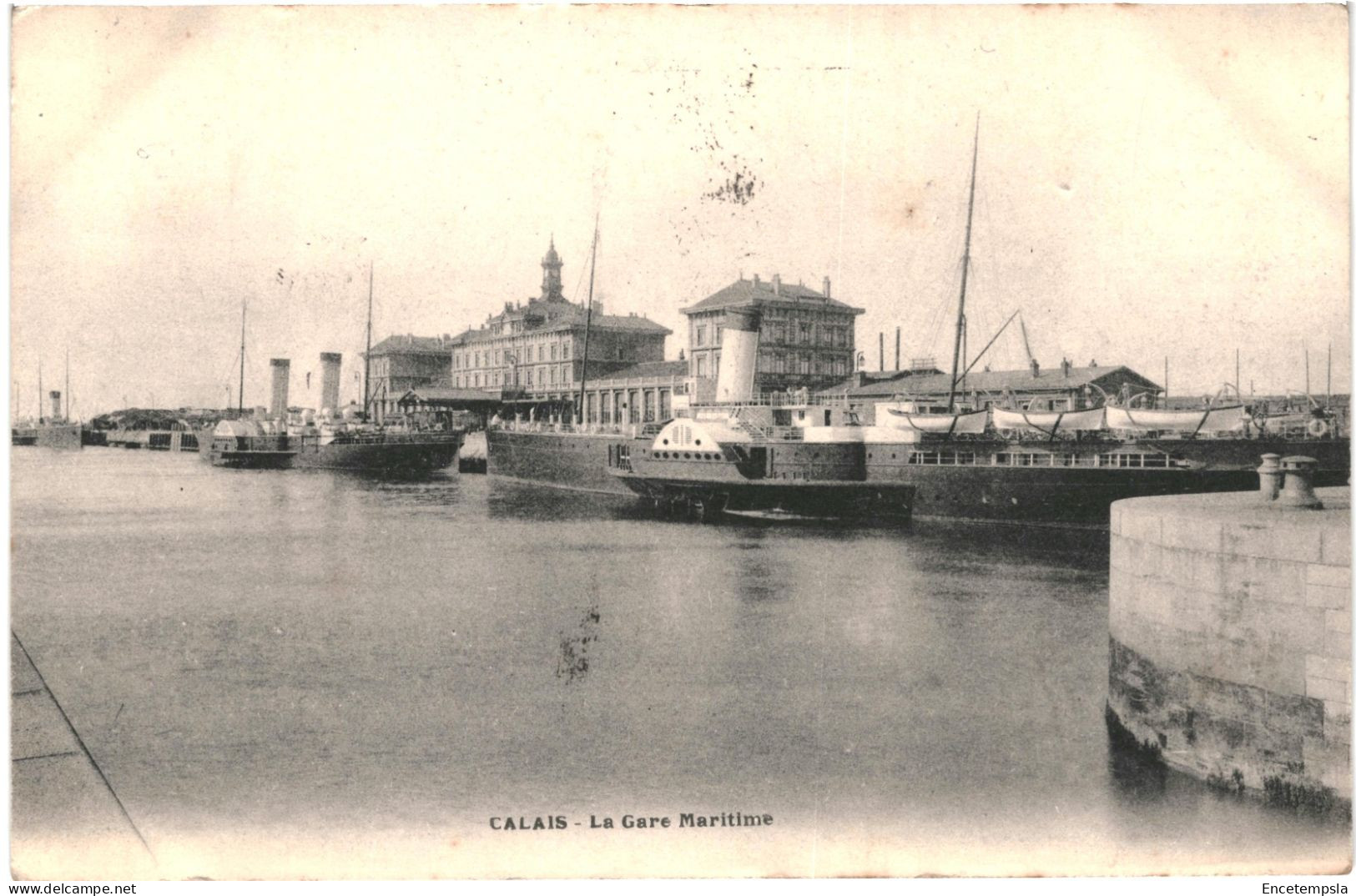 CPA Carte Postale  France  Calais Gare Maritime 1905 VM80785ok - Calais