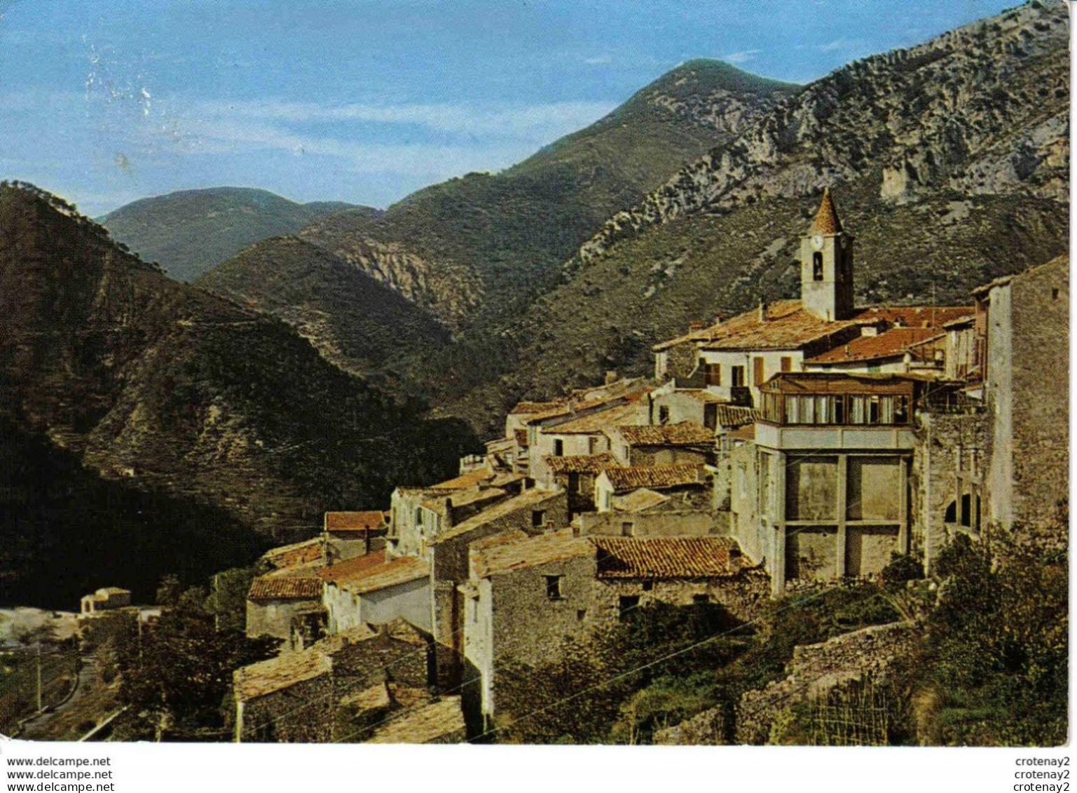 06 SAINTE AGNES N°1 Village Arrière Pays De Menton En 1971 - Menton