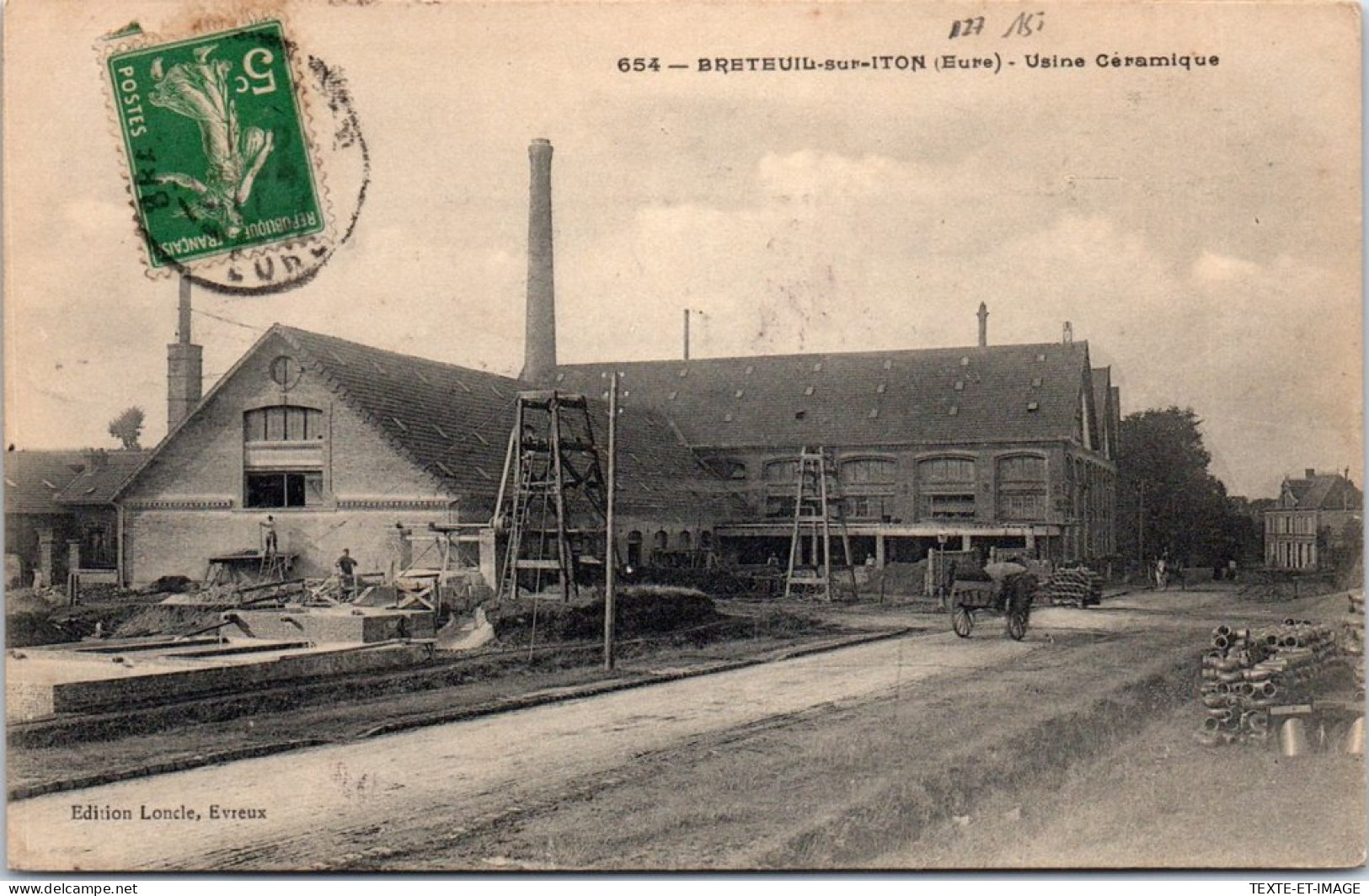 27 BRETEUIL SUR ITON - L'usine De Ceramique  - Breteuil