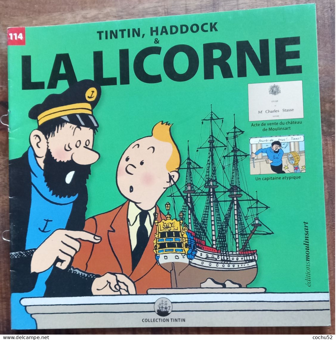 Tintin, Haddock & La Licorne, N° 114 – Editions Moulinsart, 2013 (L’univers Maritime D’Hergé) - Autres & Non Classés