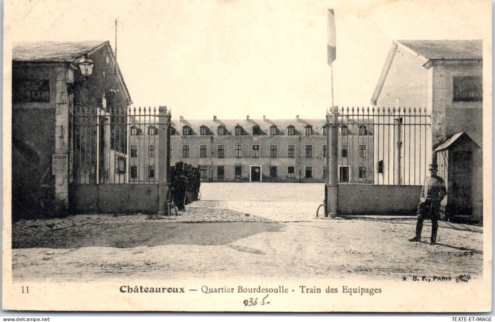 36 CHATEAUROUX - Quartier Bordessoulle, Train Des Equipages  - Chateauroux