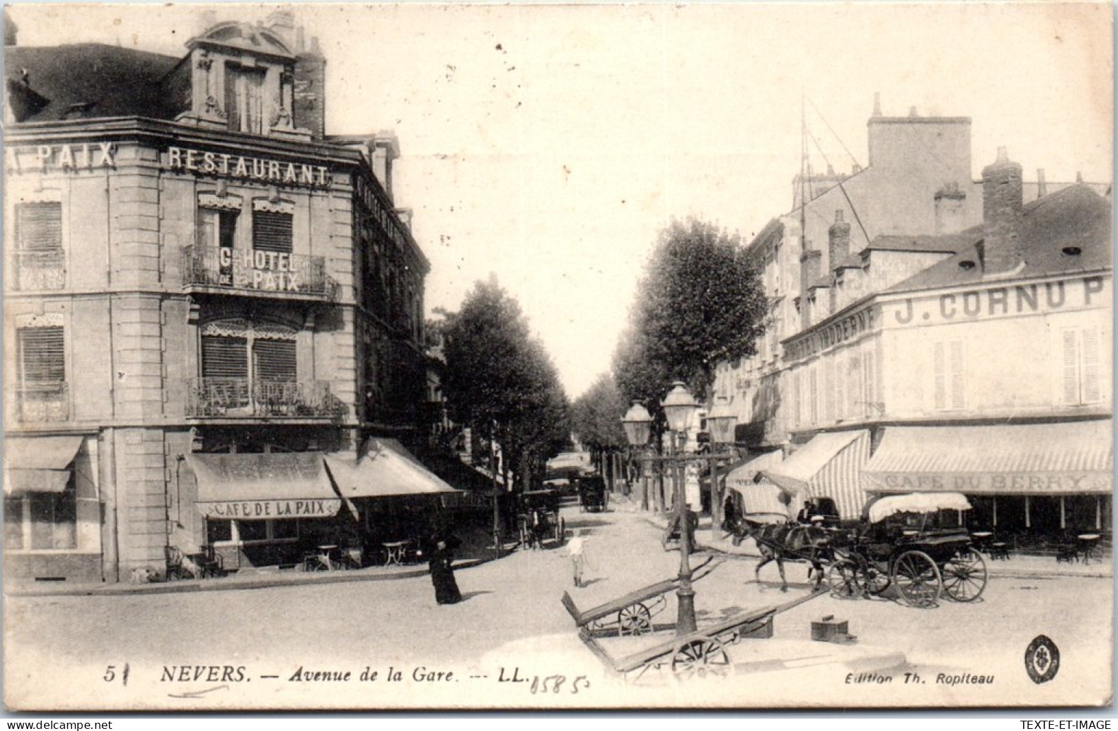 58 NEVERS - Vue De L'avenue De La Gare  - Nevers