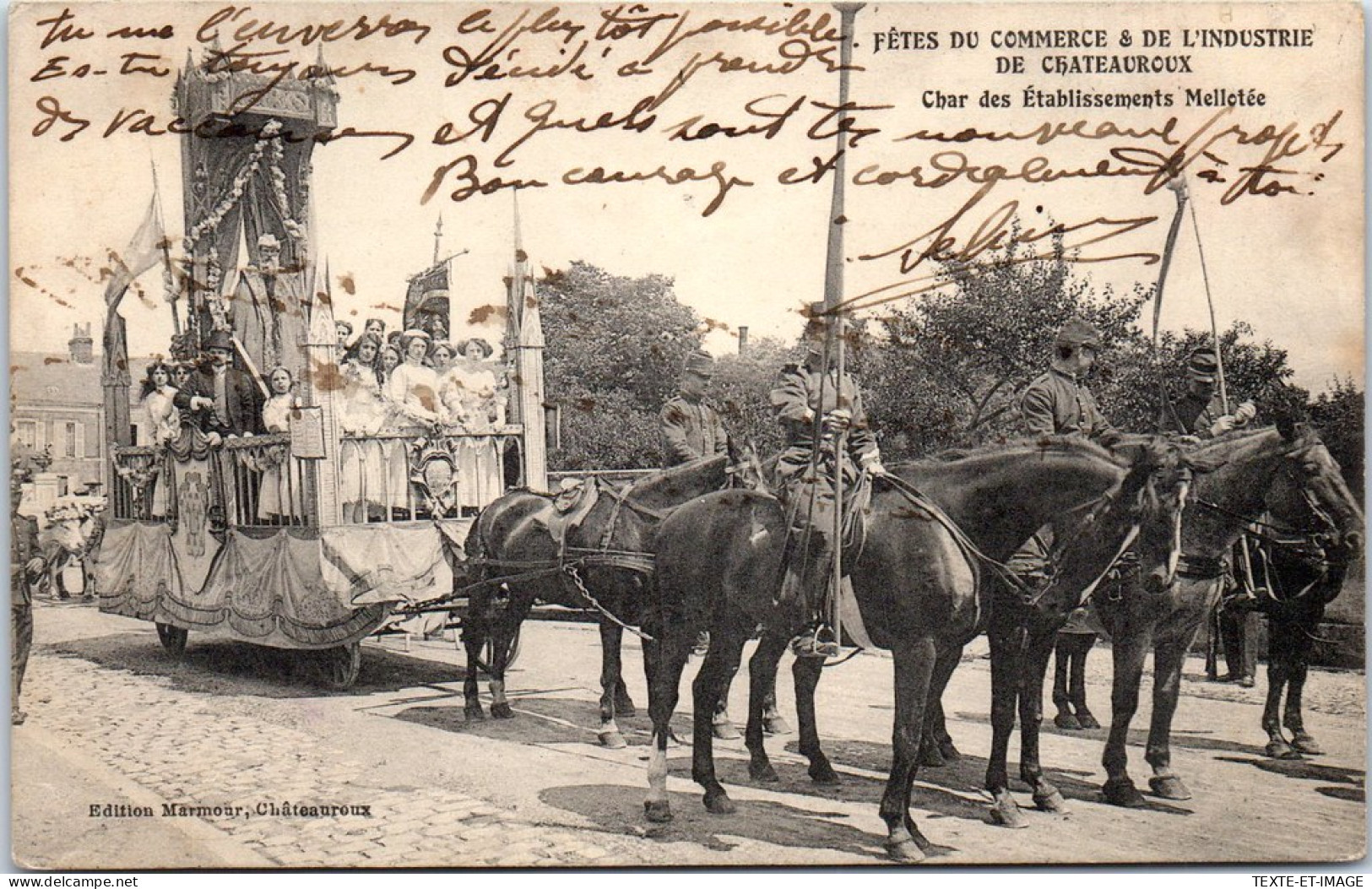 36 CHATEAUROUX - Fete Du Commerce, Char De Mellote  - Chateauroux