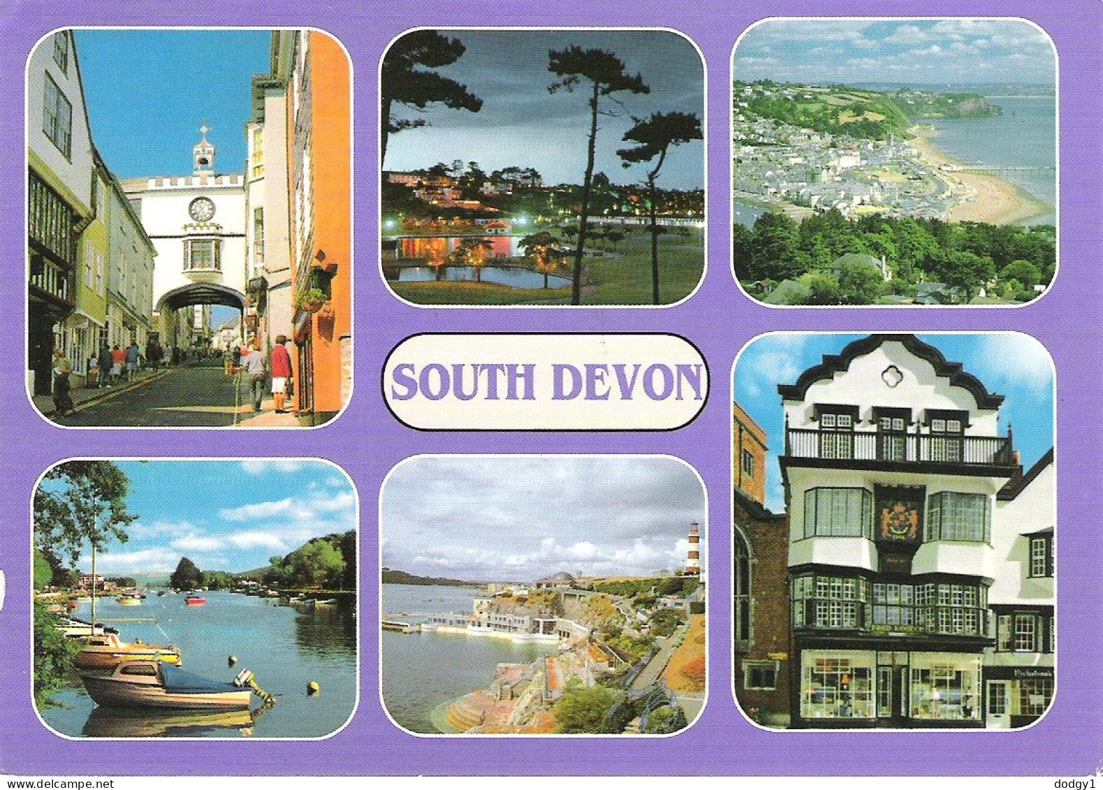 SCENES FROM SOUTH DEVON, ENGLAND. USED POSTCARD My7 - Other & Unclassified