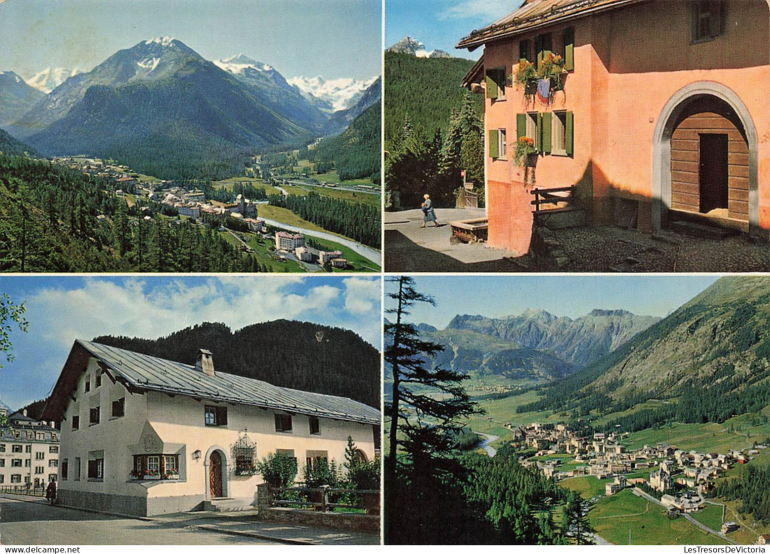 SUISSE - Pontresina - Engadiner Haus - Colorisé - Carte Postale - Pontresina