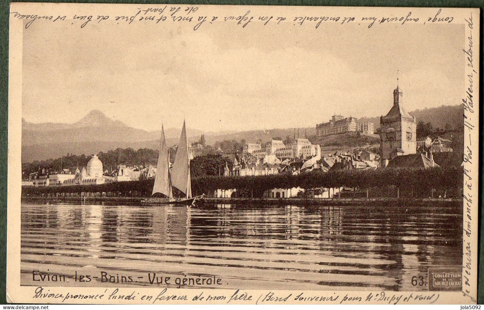 74 + EVIAN-les-BAINS - Vue Générale - Evian-les-Bains