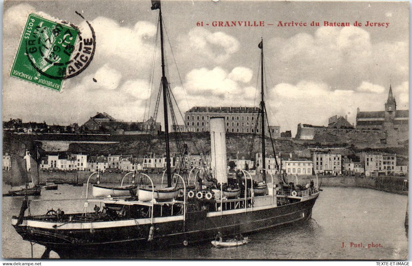 50 GRANVILLE - Arrivee Du Bateau De Jersey  - Granville