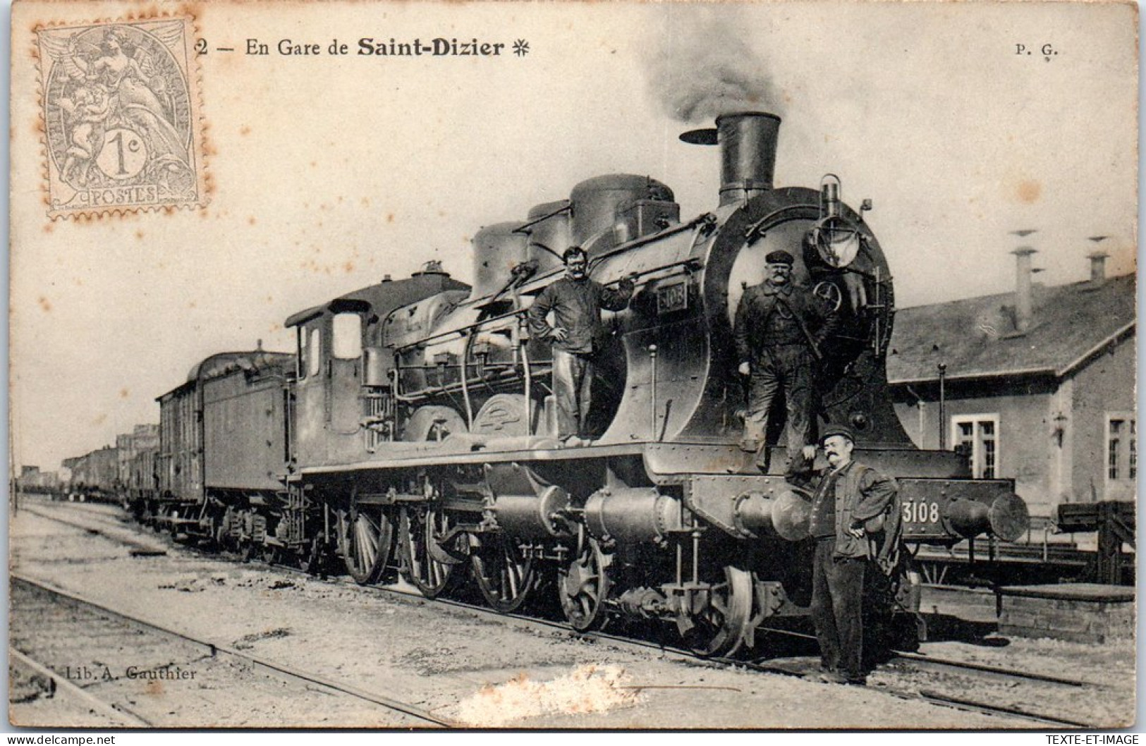 52 SAINT DIZIER - Locomotive En Gare  - Saint Dizier